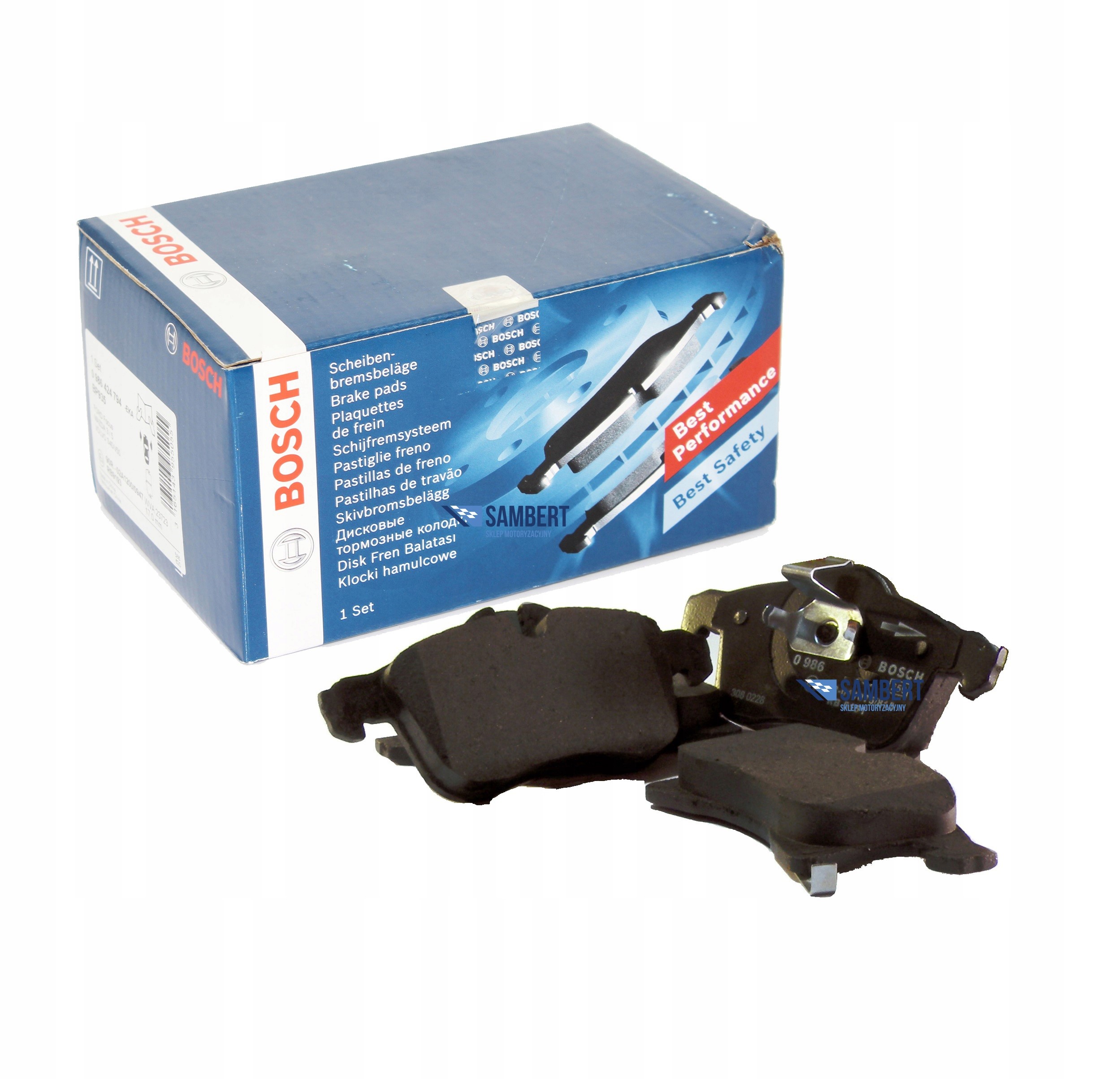 0 986 - Гальмівні колодки передні bosch RENAULT SCENIC II 2