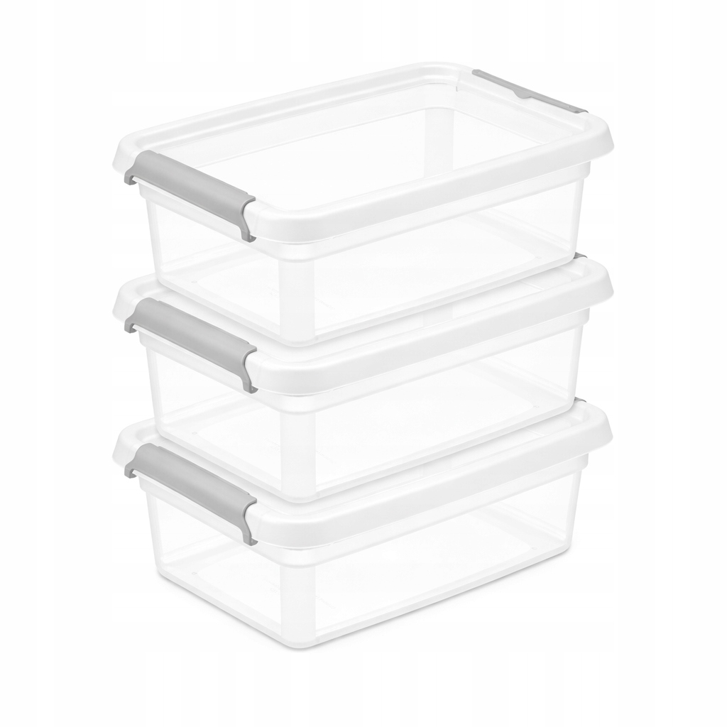 Organizer plastikowy 3 l z pokrywką - szczelny, BPA-FREE, na drobiazgi