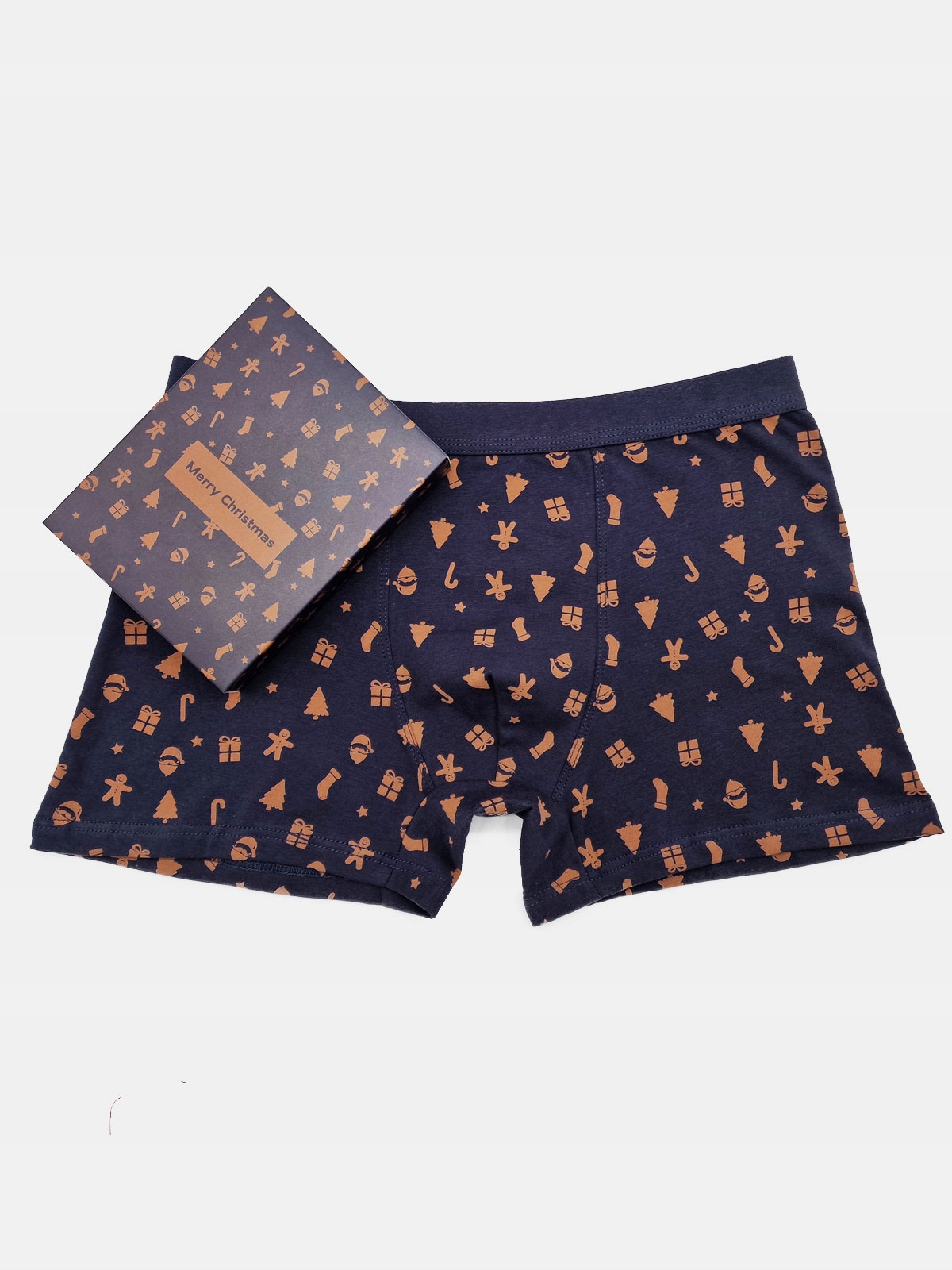 

Świąteczne Bokserki Męskie Święta L