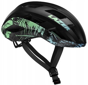 Kask Rowerowy Szosowy Lazer Strada KinetiCore Matte Tropical Leaves S