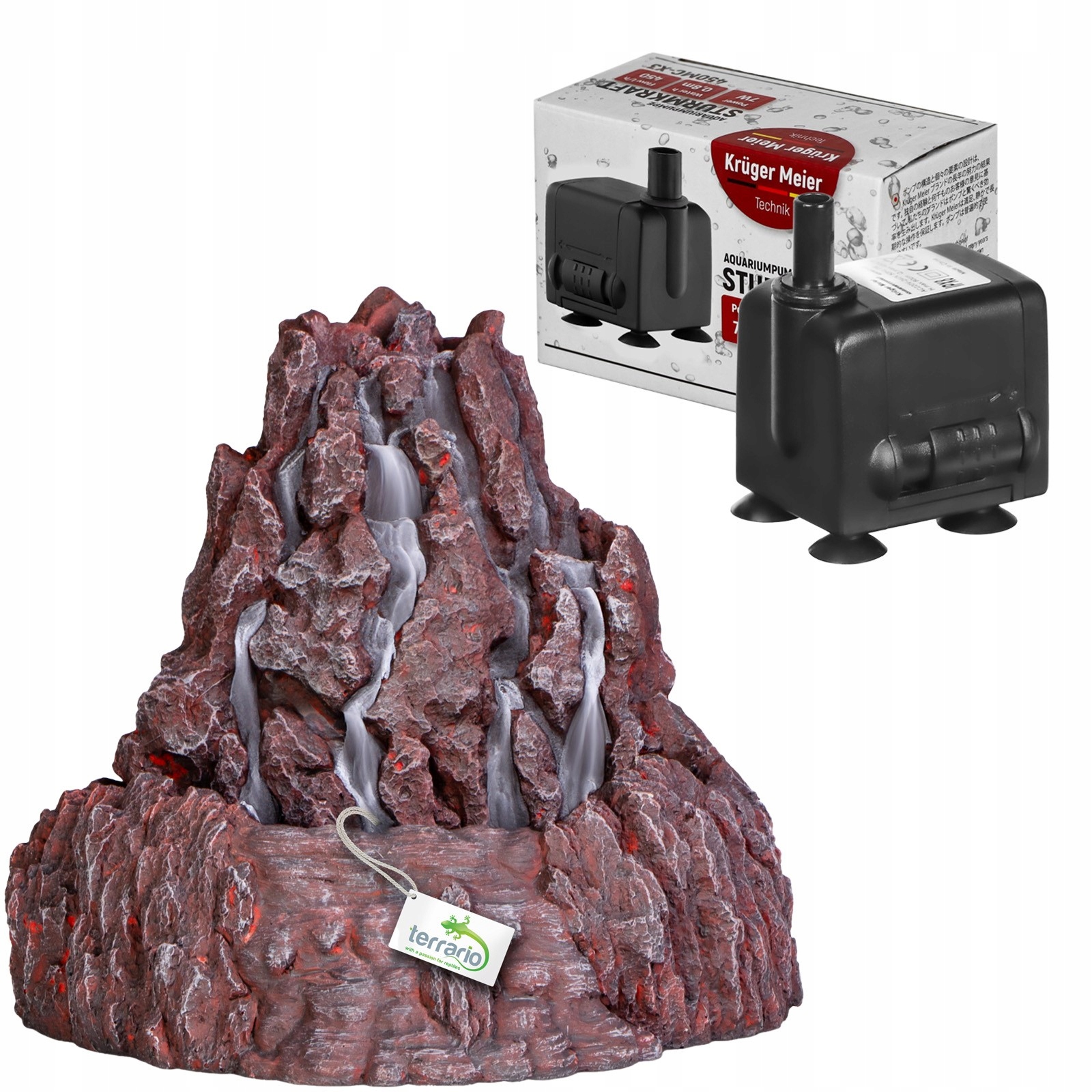 Levně Terrario Volcano Fountain Fontána pro Terárium s čerpadlem