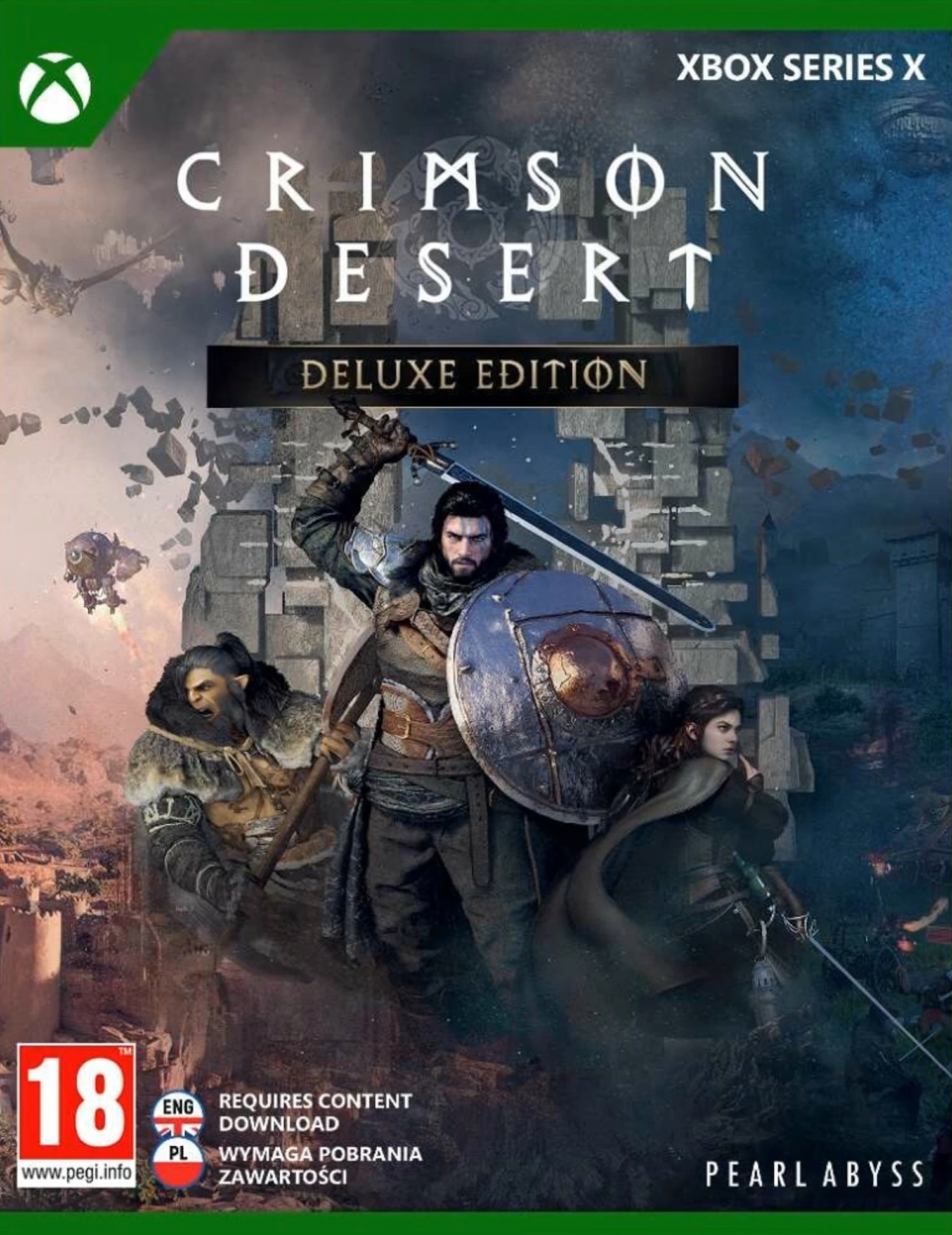 Crimson Desert Deluxe Edition Xbox Series X/s & Pc Klucz Cyfrowy Pl Bez Vpn