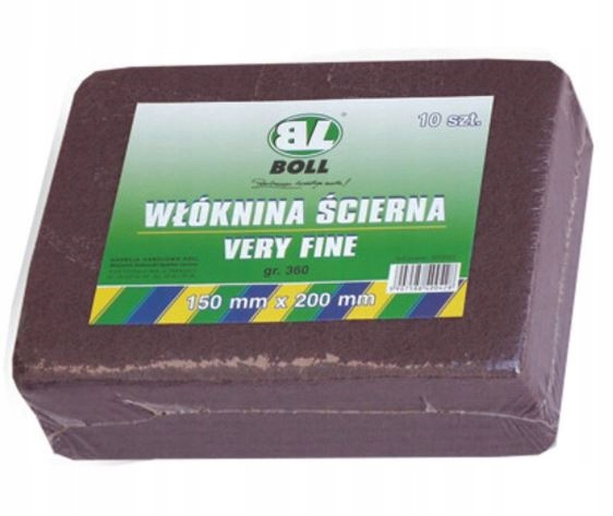 BOLL Włóknina ścierna VERY FINE gr. 360 bordo
