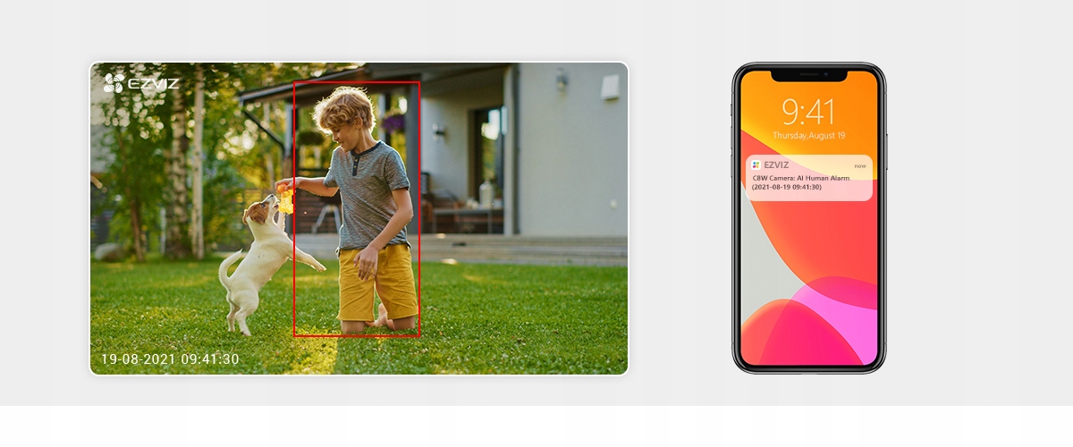 KAMERA OBROTOWA zewnętrzna EZVIZ C8W 4MPx Detekcja Osób Kamera IP WiFi Model CS-C8W