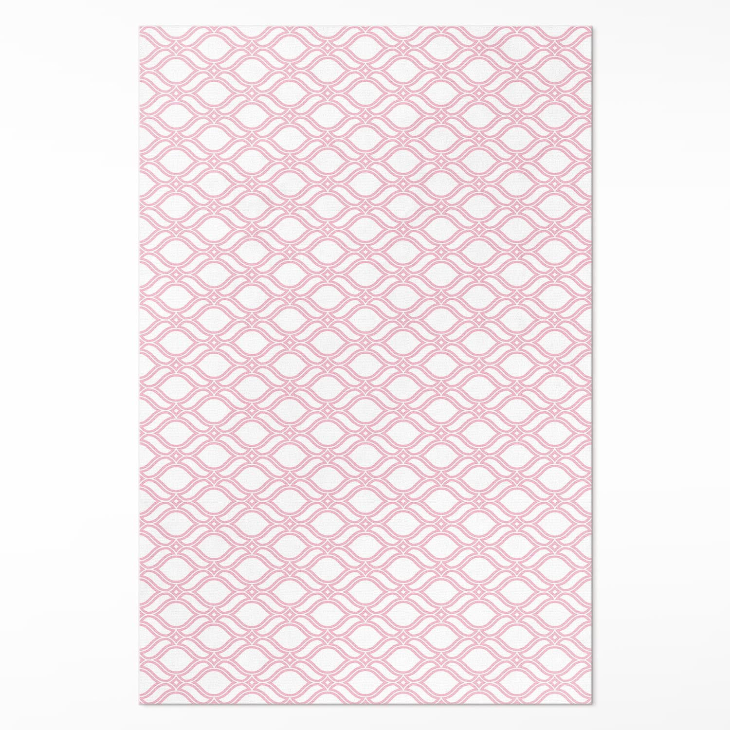 Koberec Vinyl do domu Pudrovo Ružová pletenina jemná mozaika XXL 150x225 cm