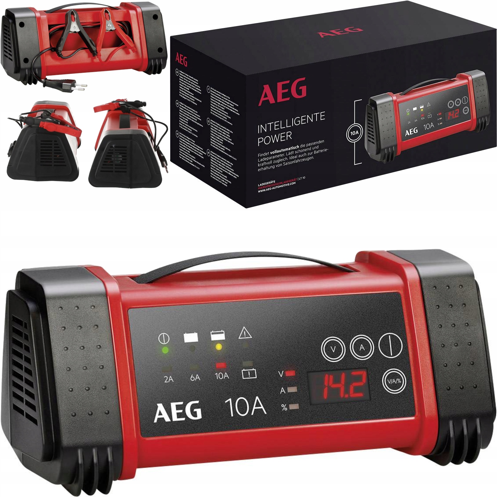 Automatický mikroprocesorový usmerňovač 10A 12V 24V Aeg LT10