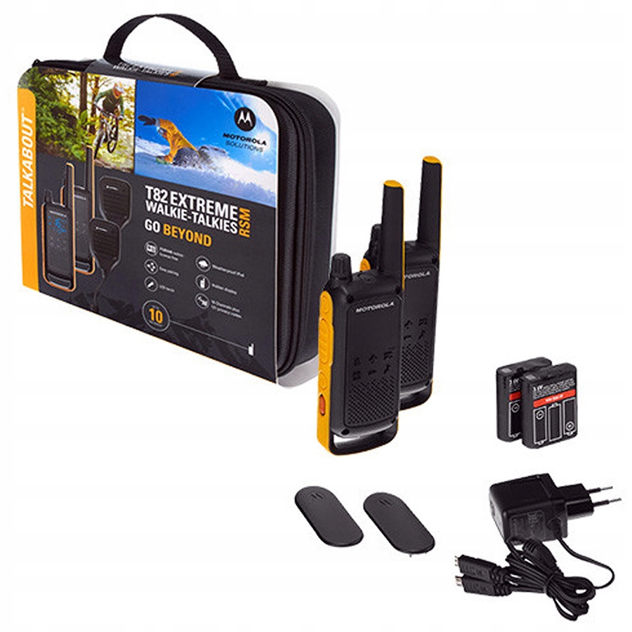 Motorola T82 Extreme w walizce komplet 2szt. krótkofalówek Pmr w walizce