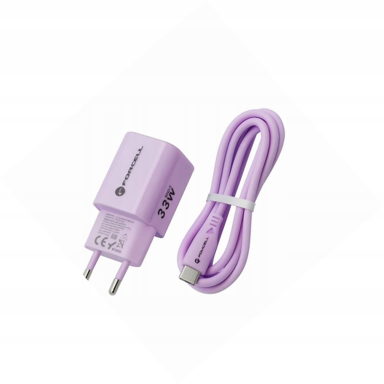Szybka ładowarka Gan 33W 2 porty z kablem Usb-c do Motorola Signature 5G