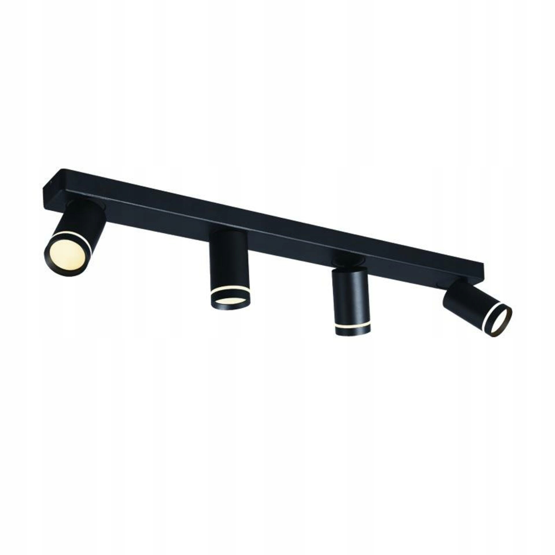 Aca Lighting nástenné a stropné svietidlo 4XGU10 Divino čierna hliník IP20 76