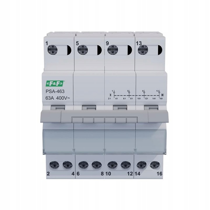 Modulární Přepínač Síť Agregát F&f PSA-463 PSA-463