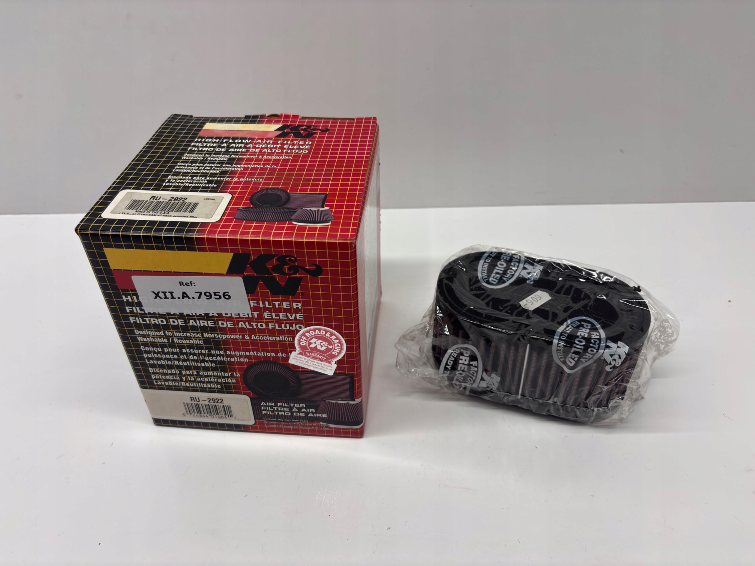 "motorový Vzduchový Filter Univerzálny S Gumovým Prívodom 2-3/8""DUAL Flg,