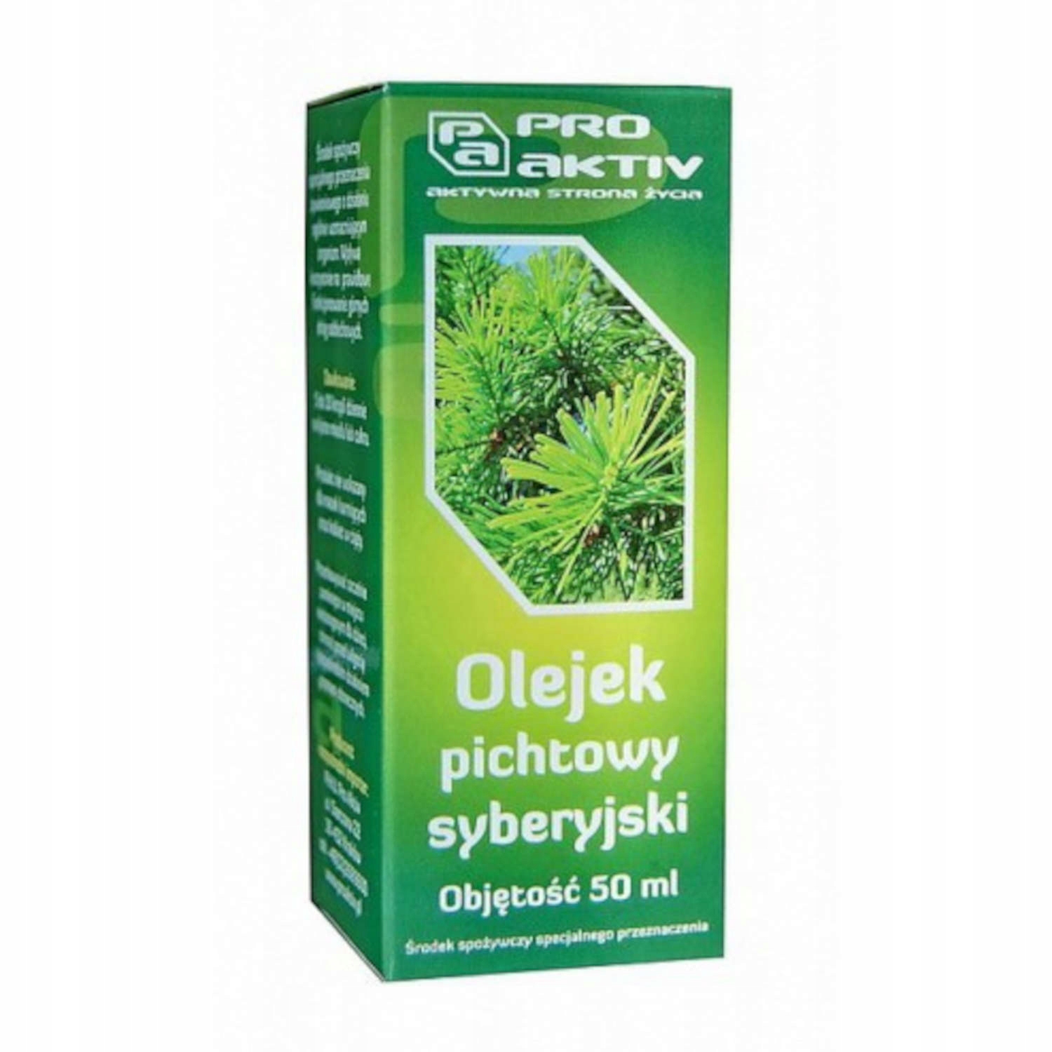

Olejek Pichtowy Syberyjski 50ml ProAktiv