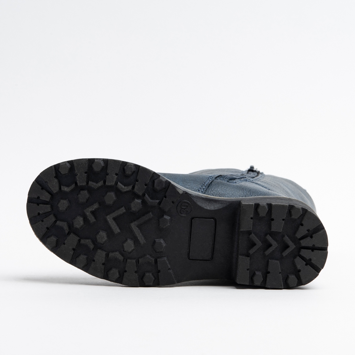 Kozaki dziewczęce OCIEPLANE kożuszek eleganckie SUWAK oficerki Wojtyłko Długość wkładki wew. 18.2 cm