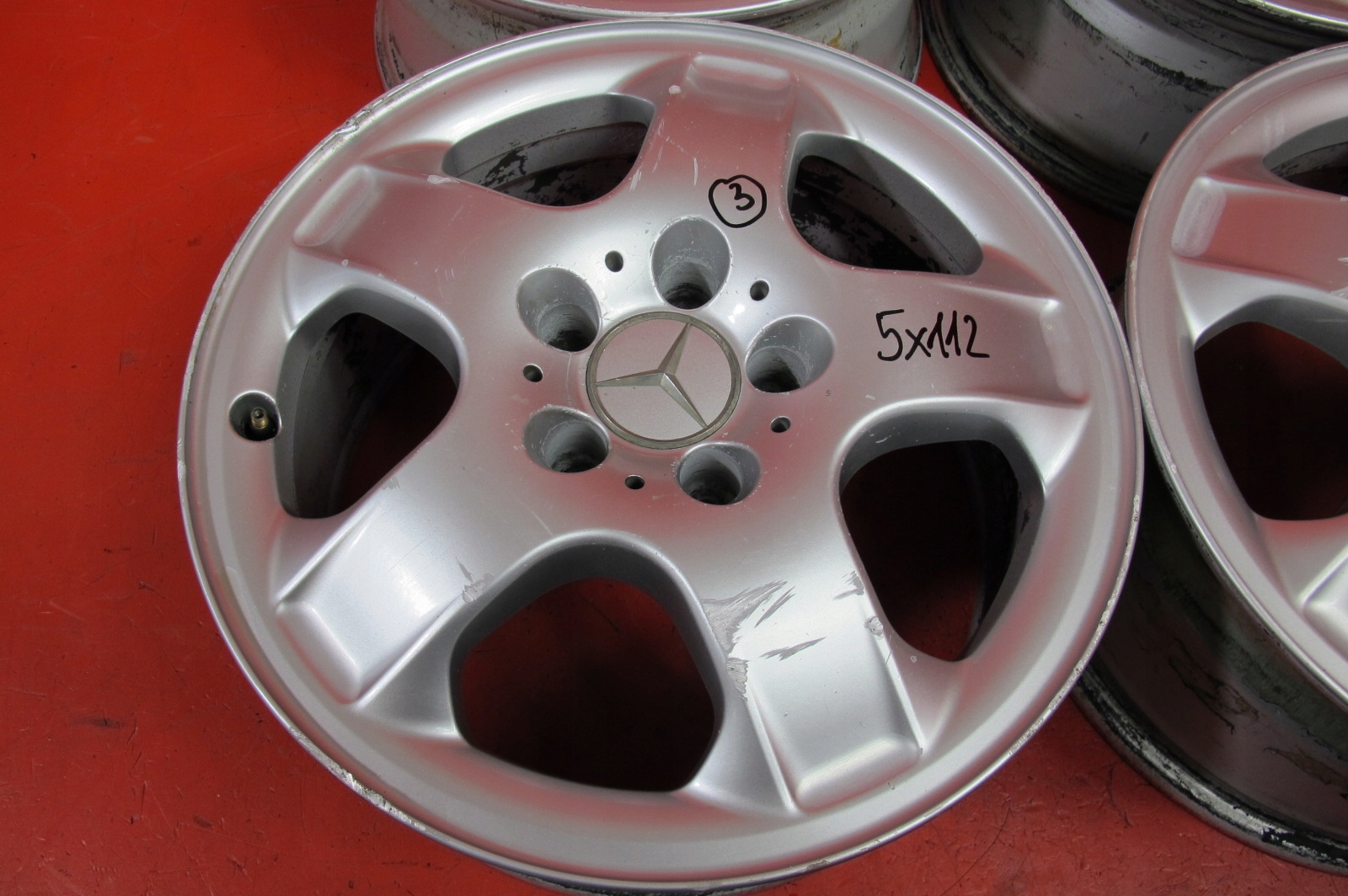 MERCEDES ML 270 W163 discs aluminium 17'' 8J ET52 5x112 A1634012602