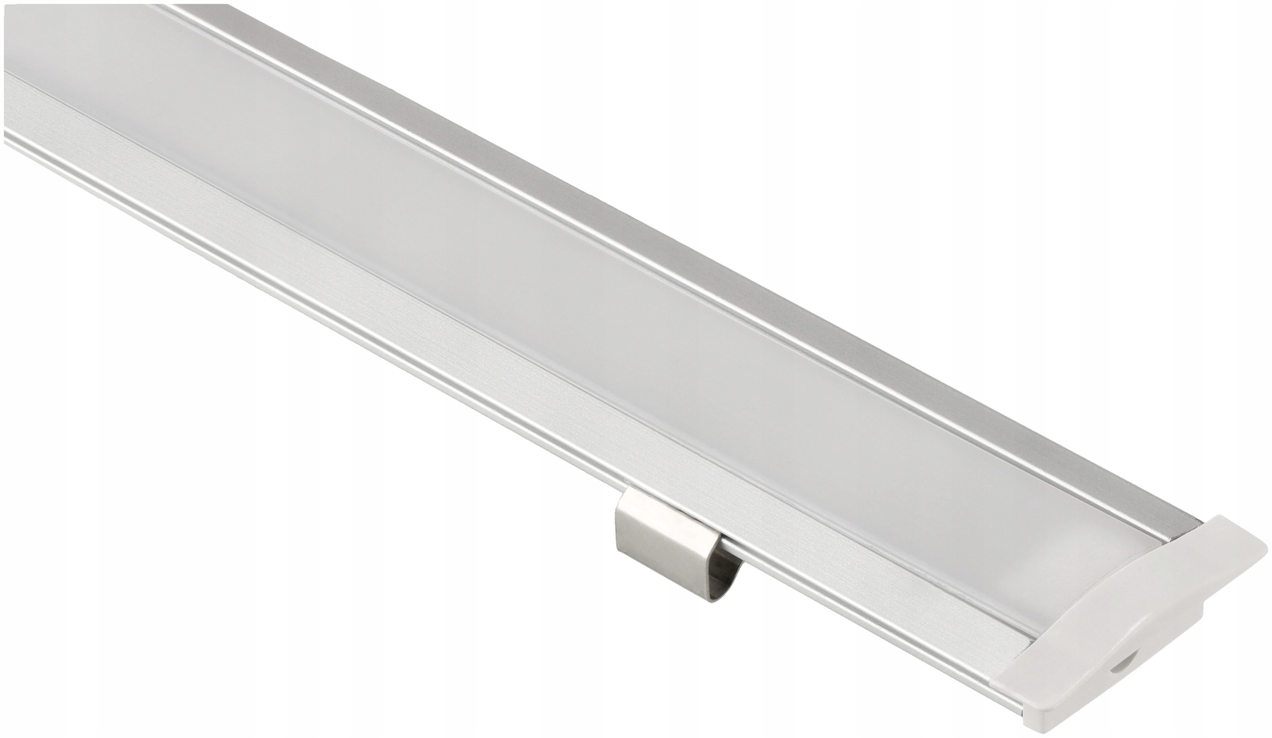 Profil LED Wpuszczany SLIM Anodowany + KLOSZ 2M Typ profil do LED