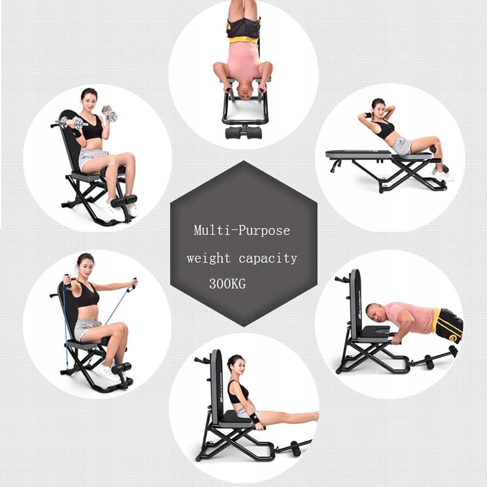 ŁAWKA TRENINGOWA REGULOWANA WIELOFUNKCYJNA ŁAWECZKA DO ĆWICZEŃ TRENINGOWA Cechy dodatkowe antypoślizgowe uchwyty możliwość złożenia