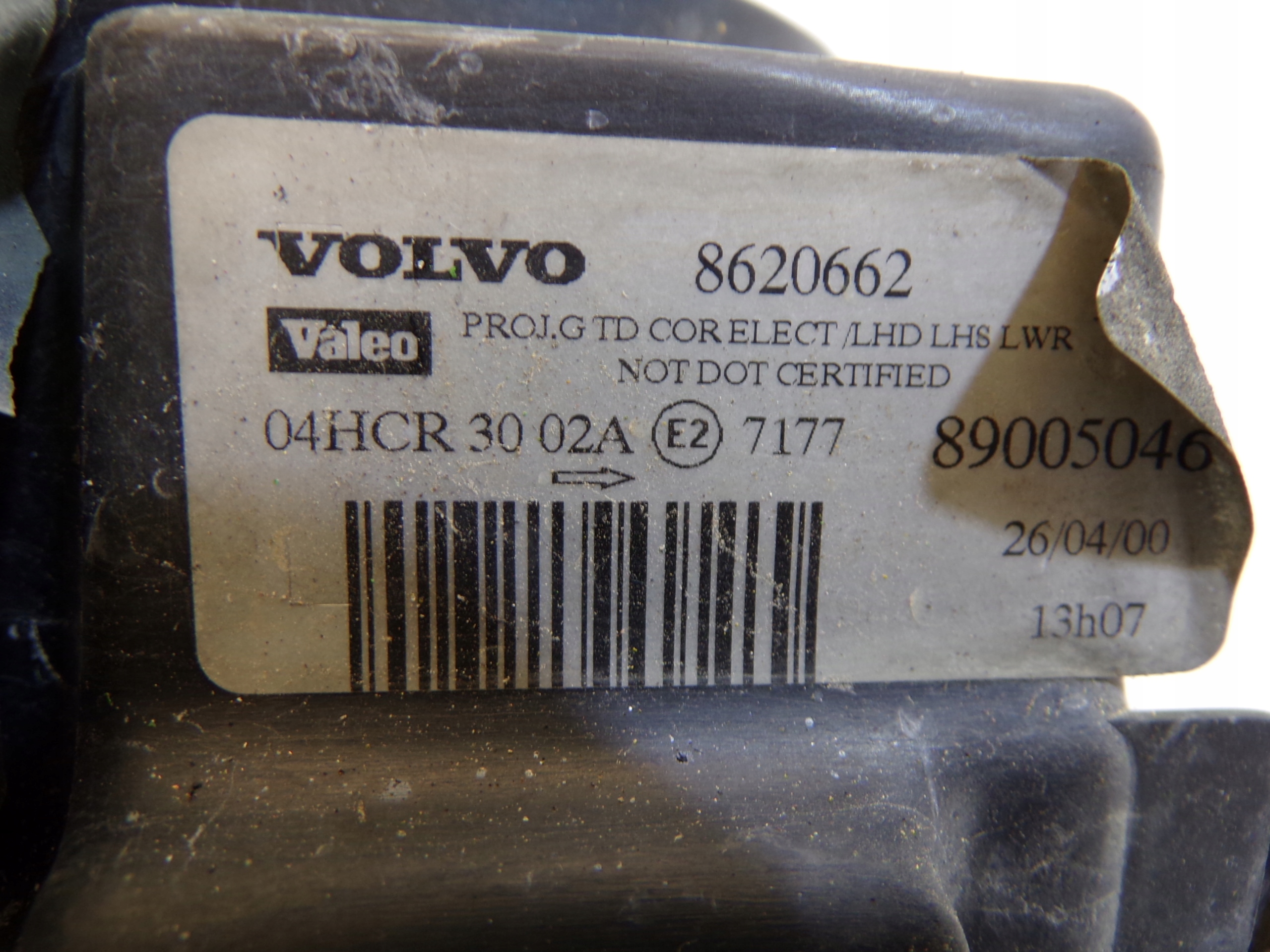 light front front left VOLVO S80 and 1 Z wiper (K)