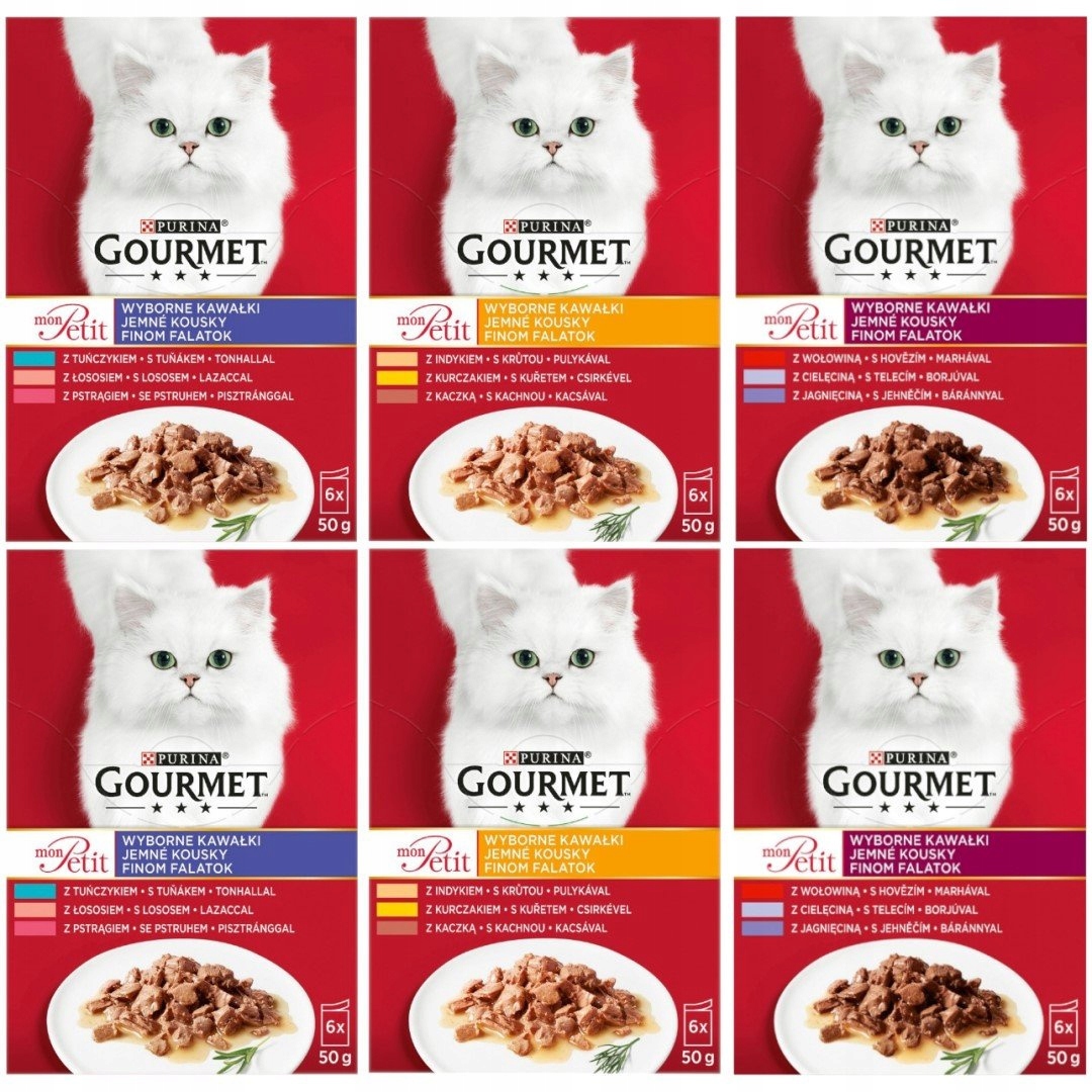 Levně Purina Gourmet Mon Petit Vynikající kousky 36x50g Mix Chutí