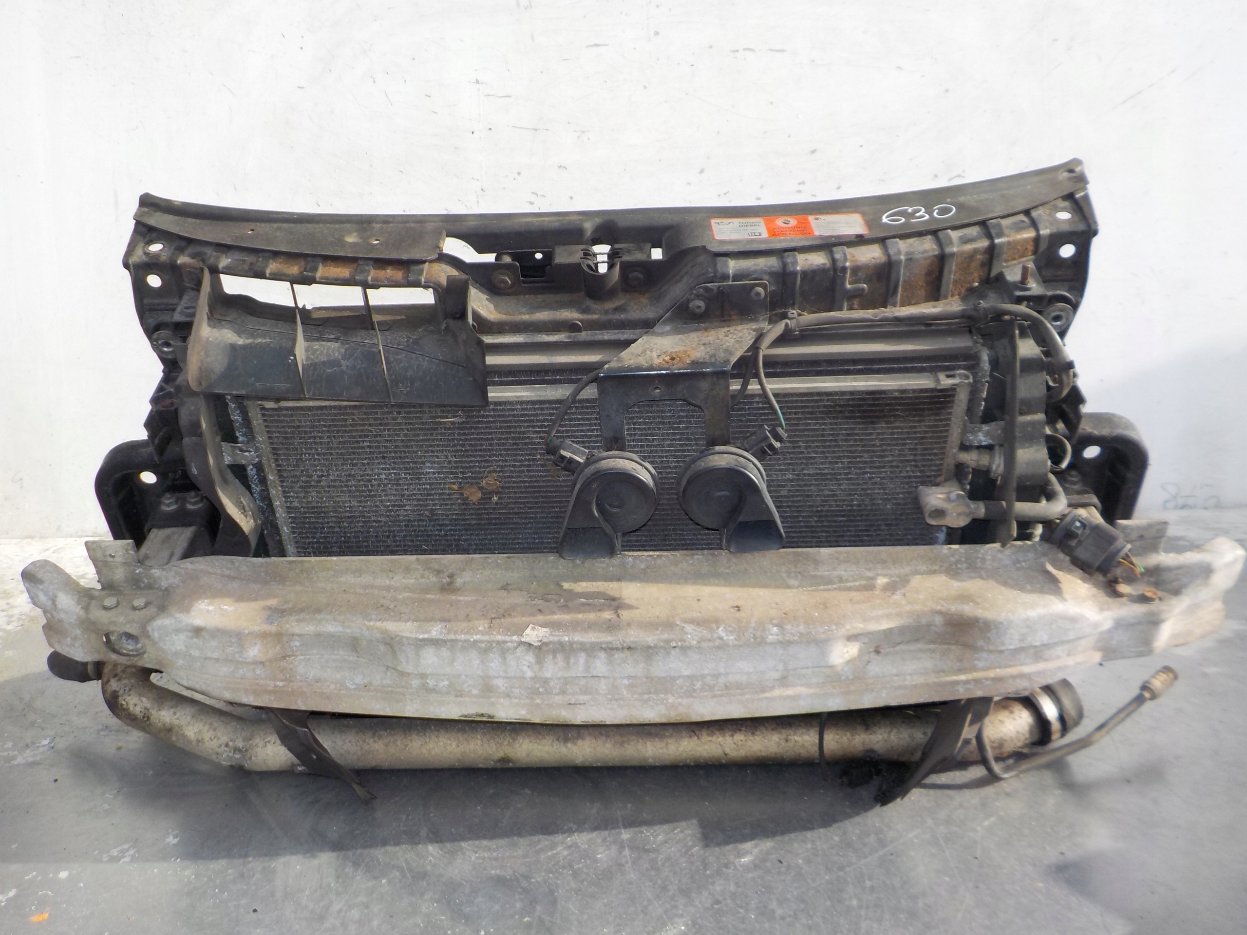630 AUDI A6 C6 tension belt 2.0 TFSI front sider radiator