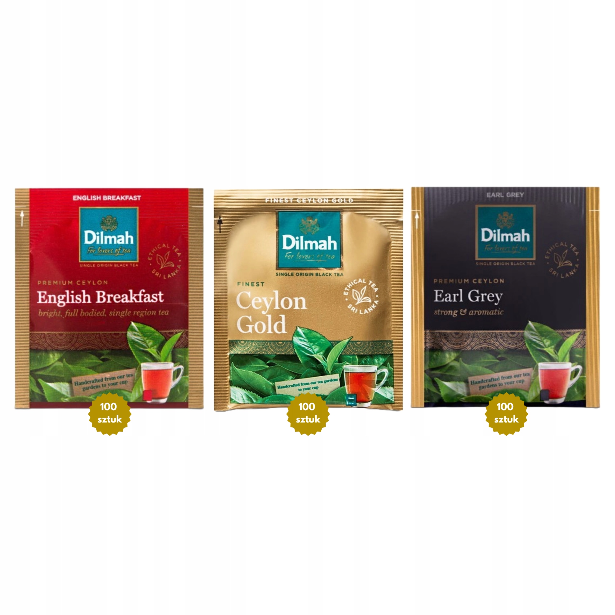 Zestaw 3x Herbata Czarna Dilmah 3x100 Kopert