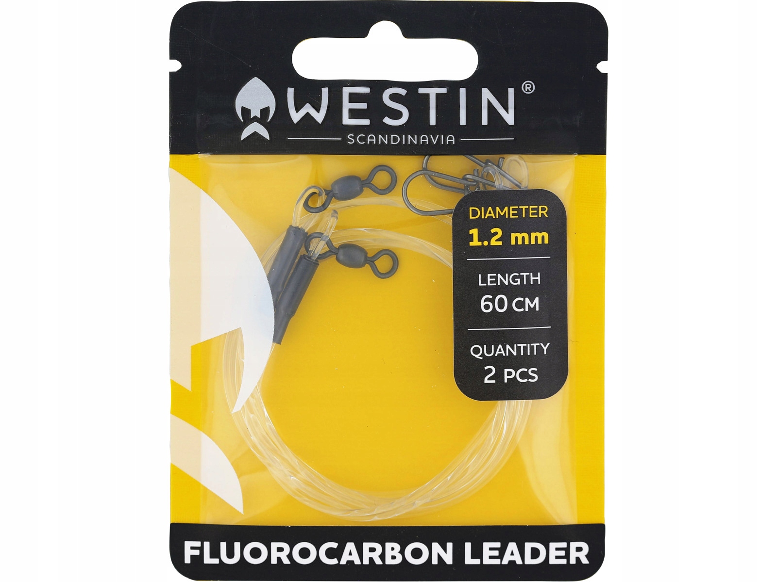 Przypon Fluorocarbon Westin Leader 40cm 1,05mm 2szt T103-040-177
