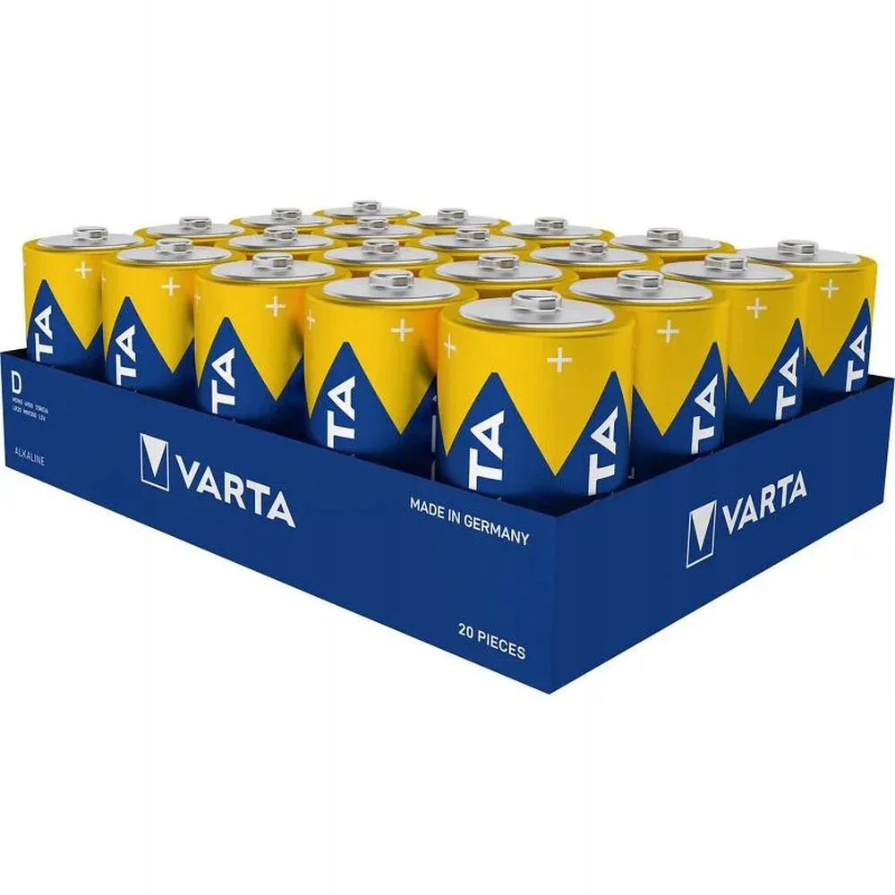 Varta alkalická baterie R20 (Typ D) Industrial Pro 20 ks