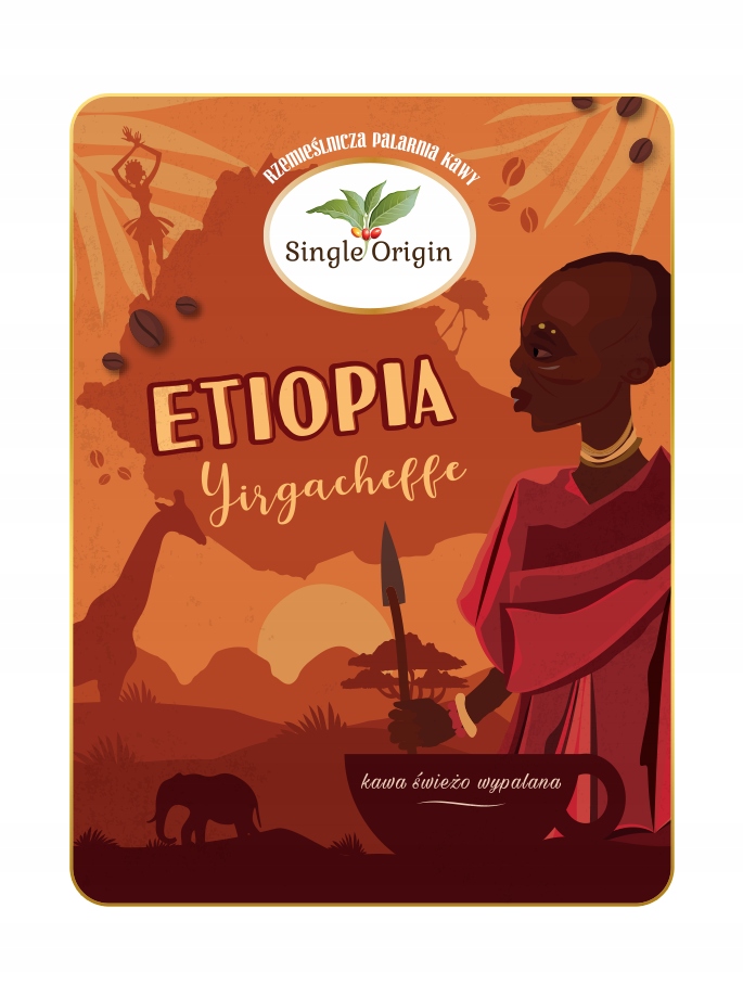 Levně Káva Etiopia Yirgacheffe Single Origin 1 kg