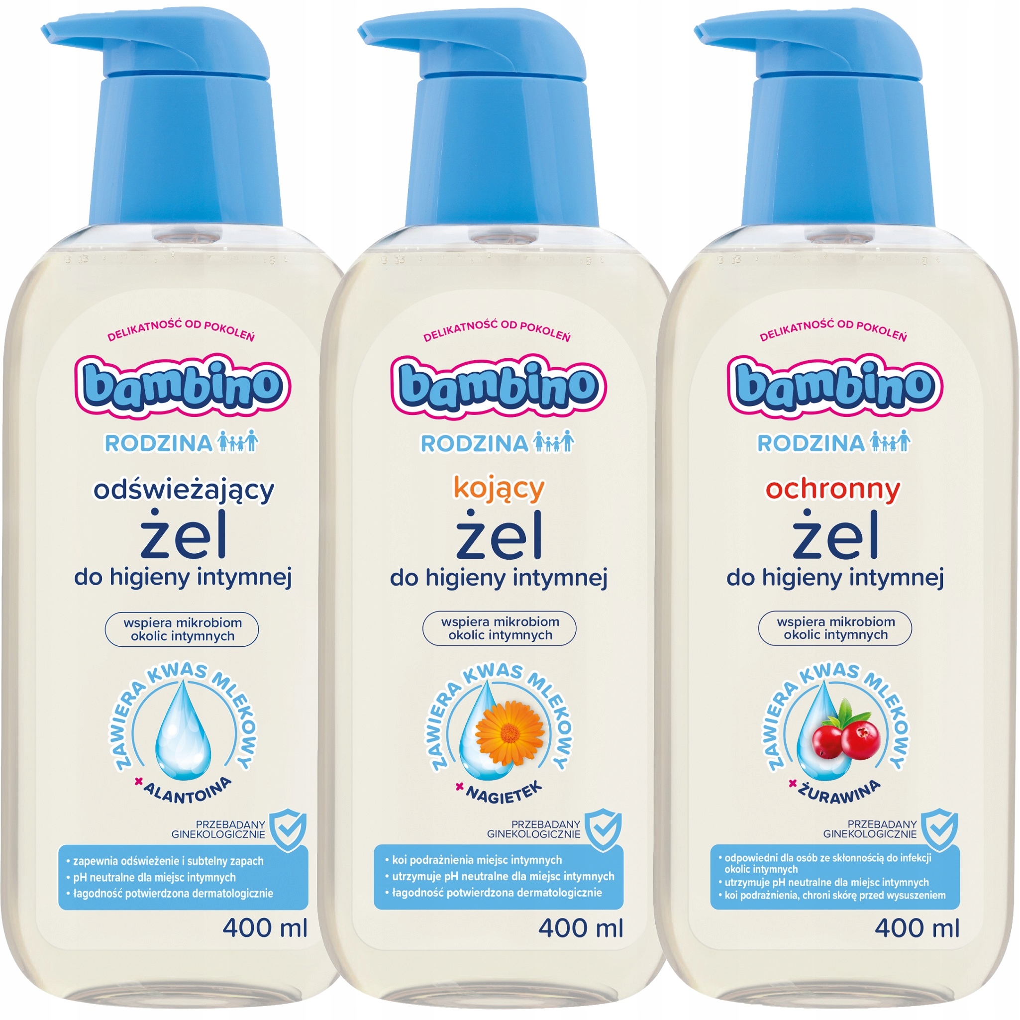 

Bambino Żel Do Higieny Intymnej zestaw 3*400 ml