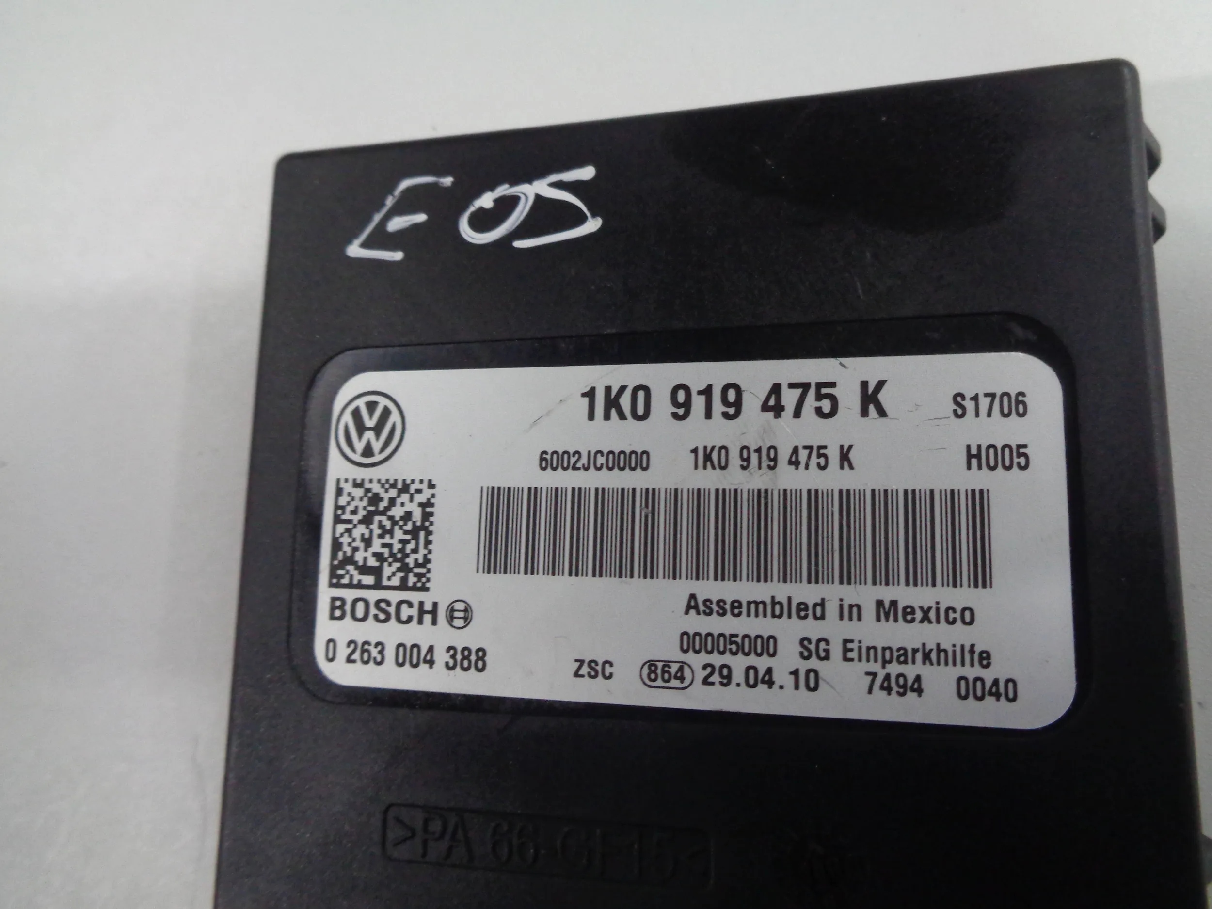 VW SEATA SKODA AUDI module control unit PDC