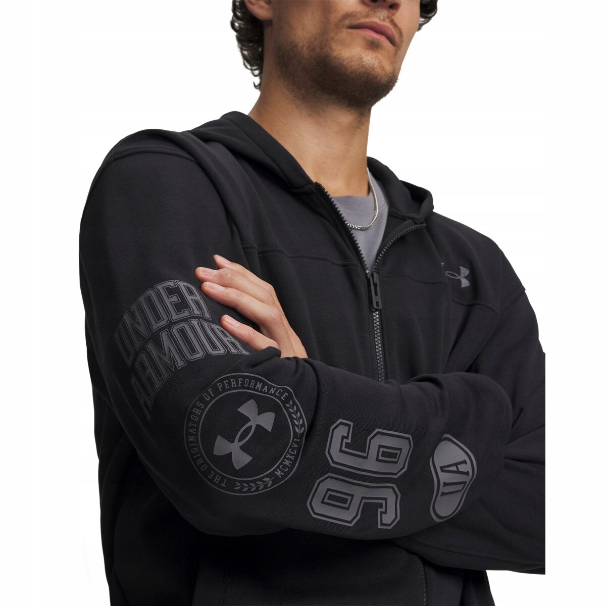 Under Armour Pánská mikina Under Armour Ua Rival Lw Graphic Fz