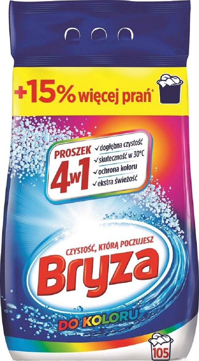 

Bryza 4w1 proszek do prania Color 6,825kg 105 prań