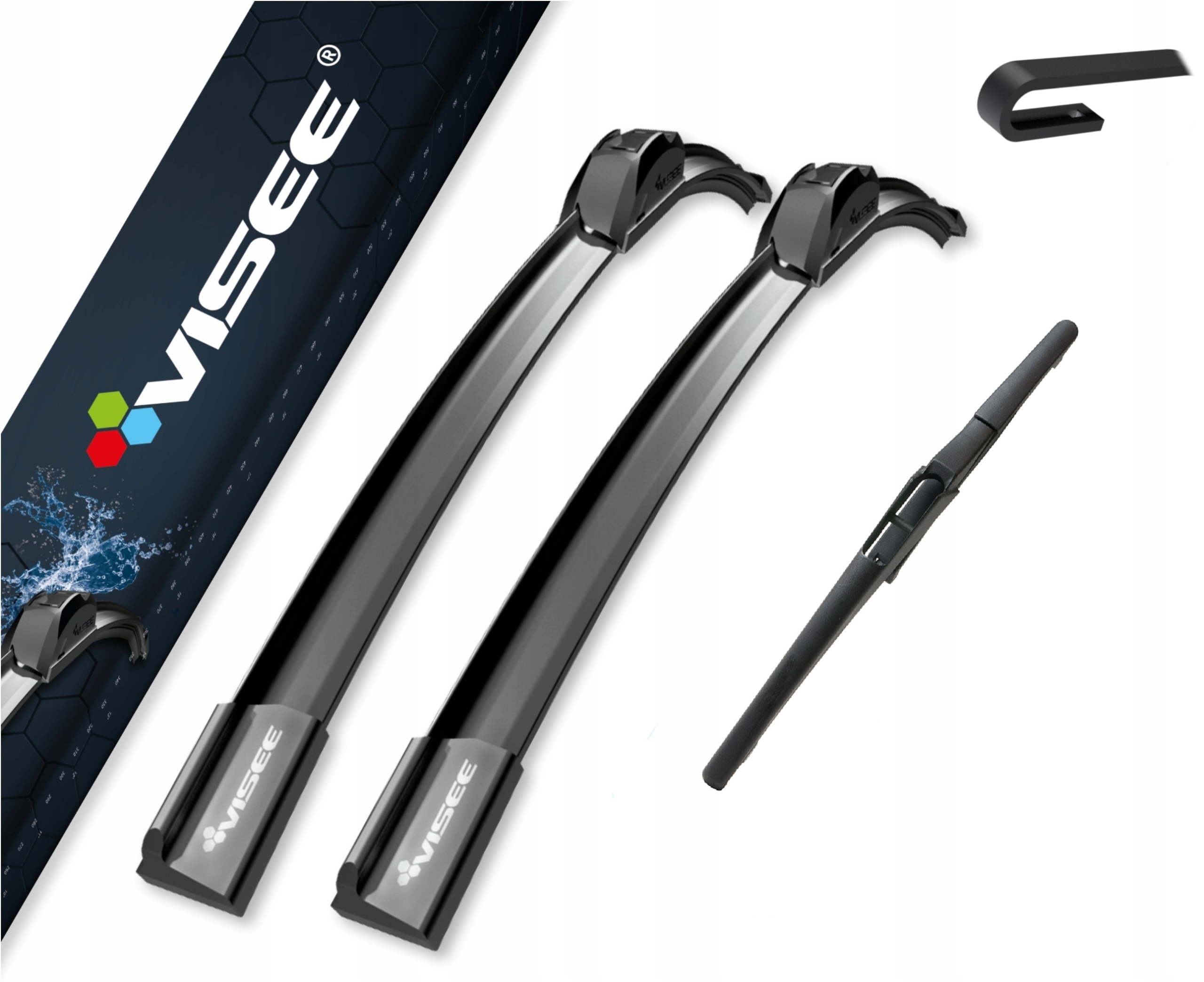 Wycieraczki pióra przód i tył Visee do Renault Kadjar od 05.2017-