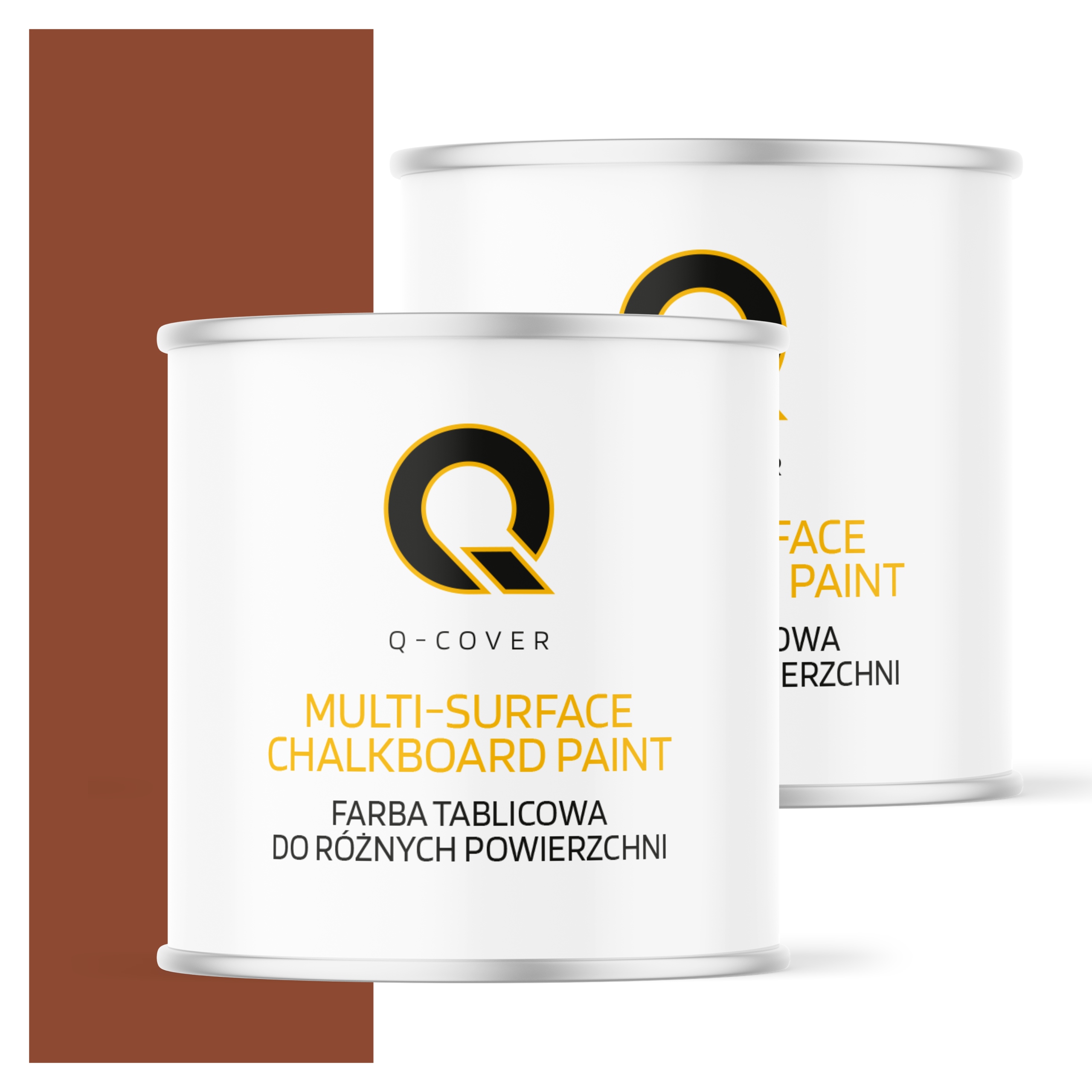 Dekoratívna tabuľová farba Dobre kryjúca 2,5L Tehlová RAL8004 Matná