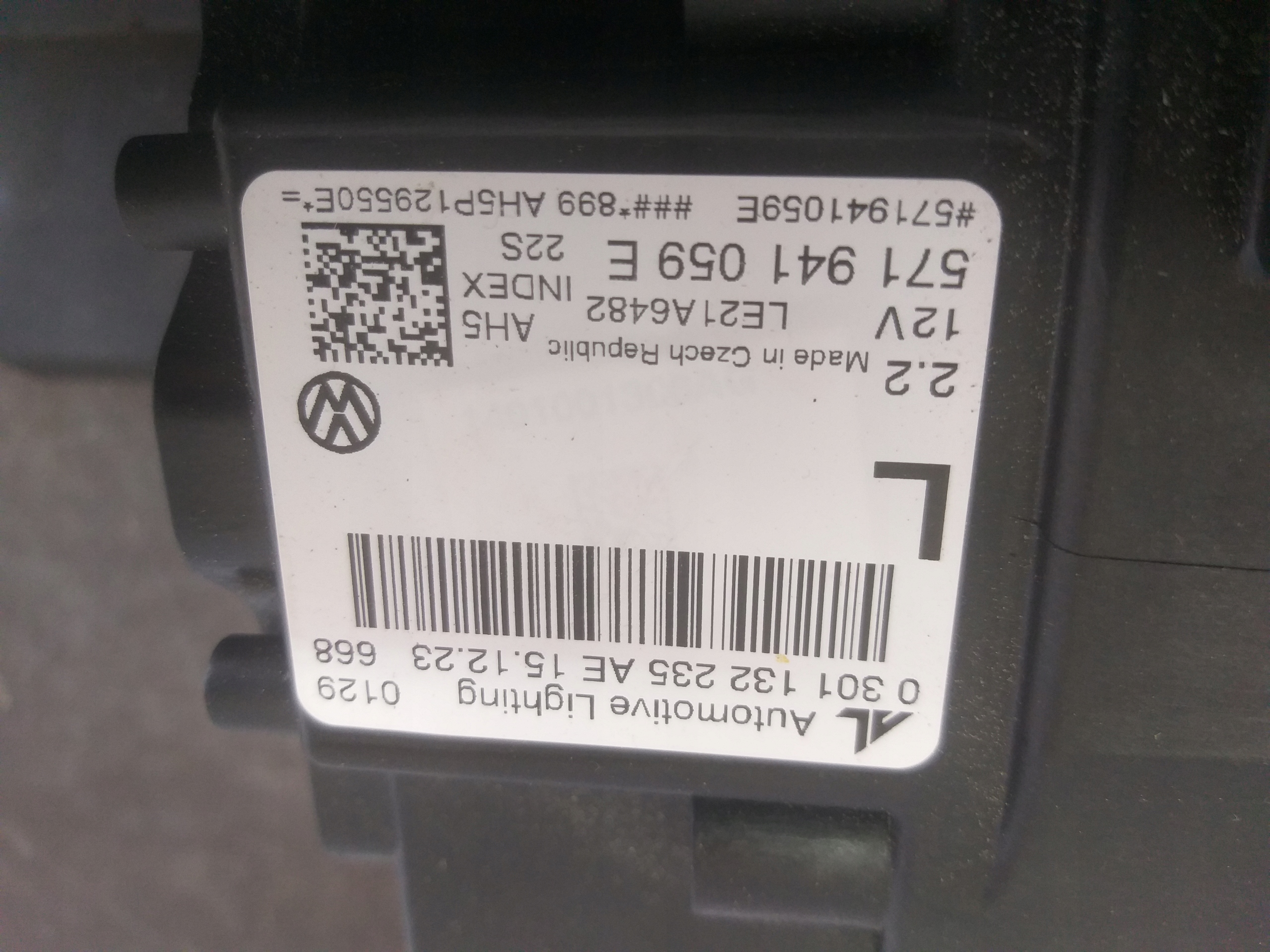 light front left VW TIGUAN III 3 FULL LED IQ 571941059E
