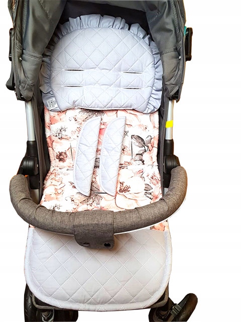 WKŁADKA DO SPACERÓWKI PIKOWANA Z PODUSZKĄ I PASAMI Kod producenta 3814774