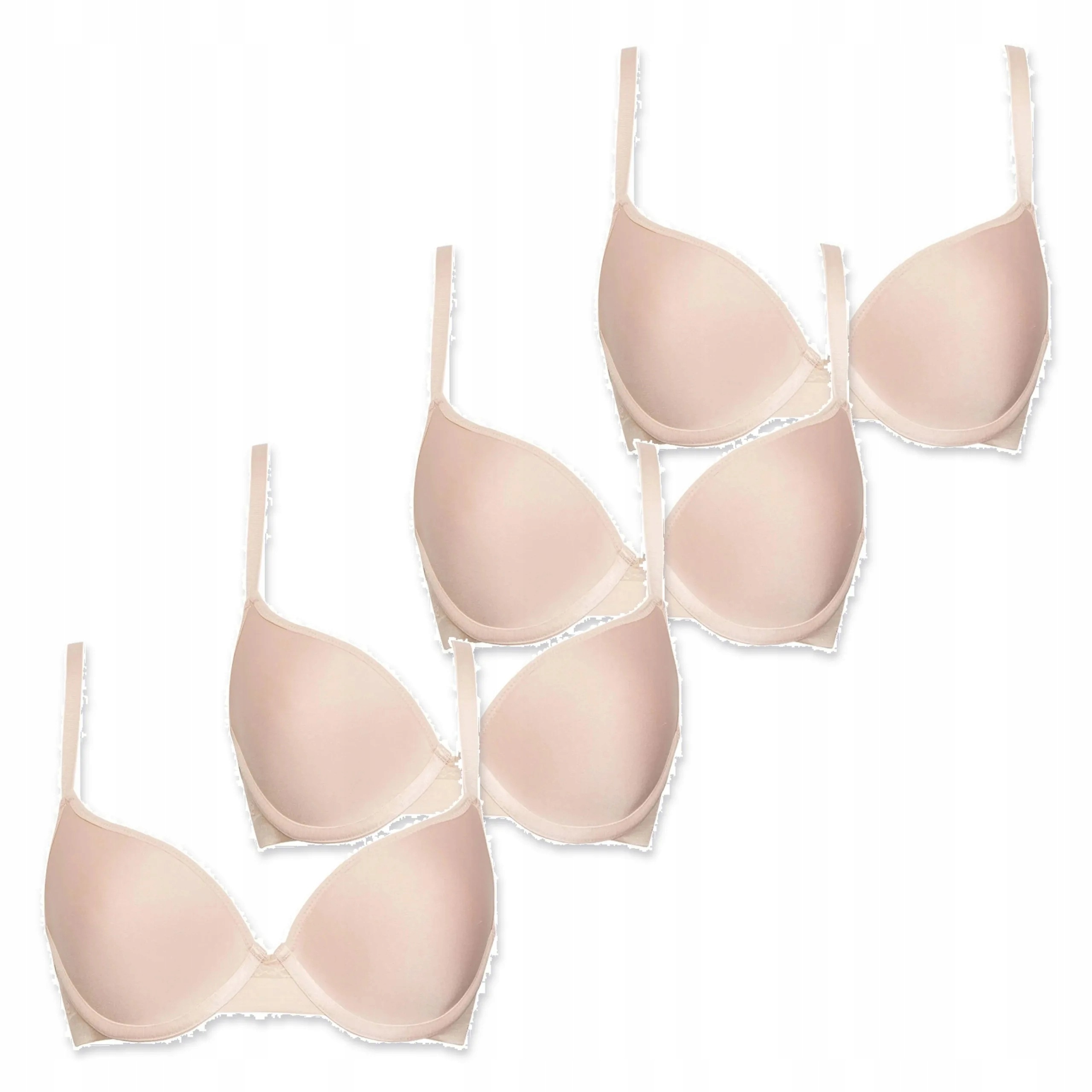 4x Vycházková podprsenka s bezešvým obvodem Sielei Flower 2506 béžová 95B