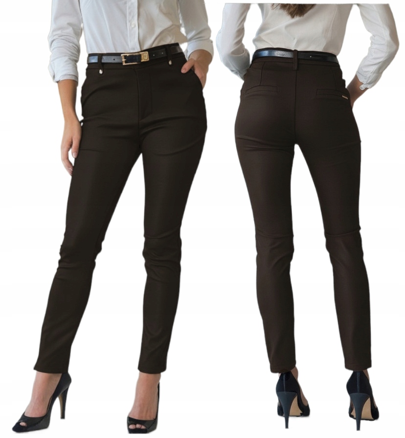 Elegantní Dámské Freesia Obchodní Kalhoty S Dlouhými Doutníčky S Páskem