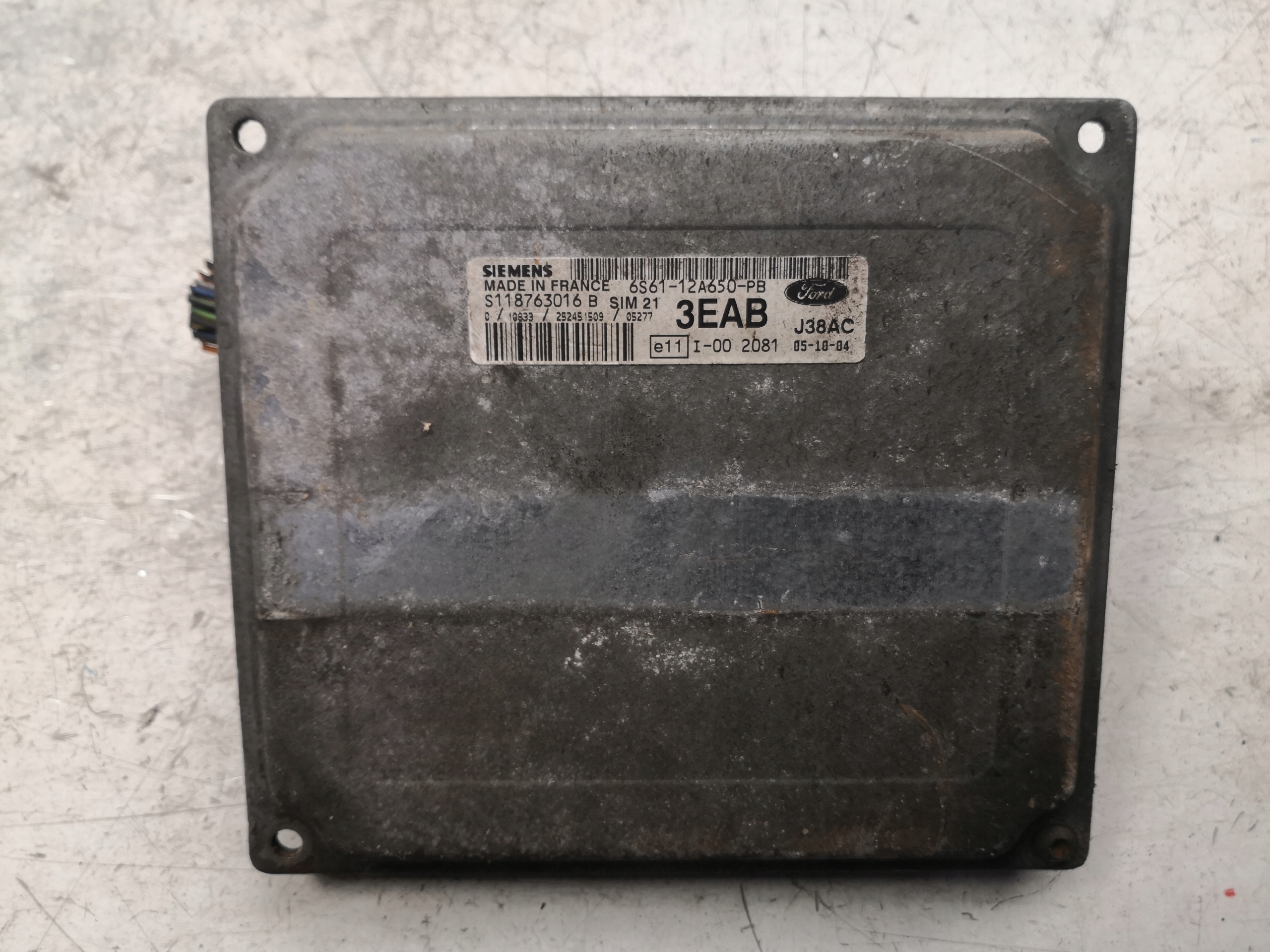 computer Motore FORD FIESTA MK6 6S61-12A650-PB