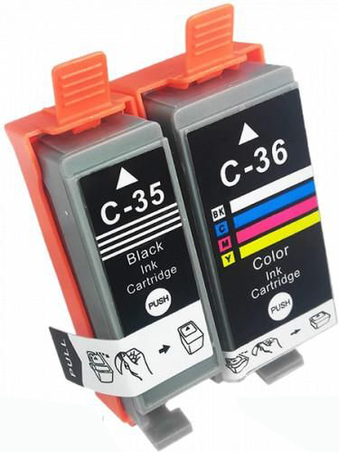 

2x Tusze zamienne Canon IP100 IP110 CLI-36 PGI-35