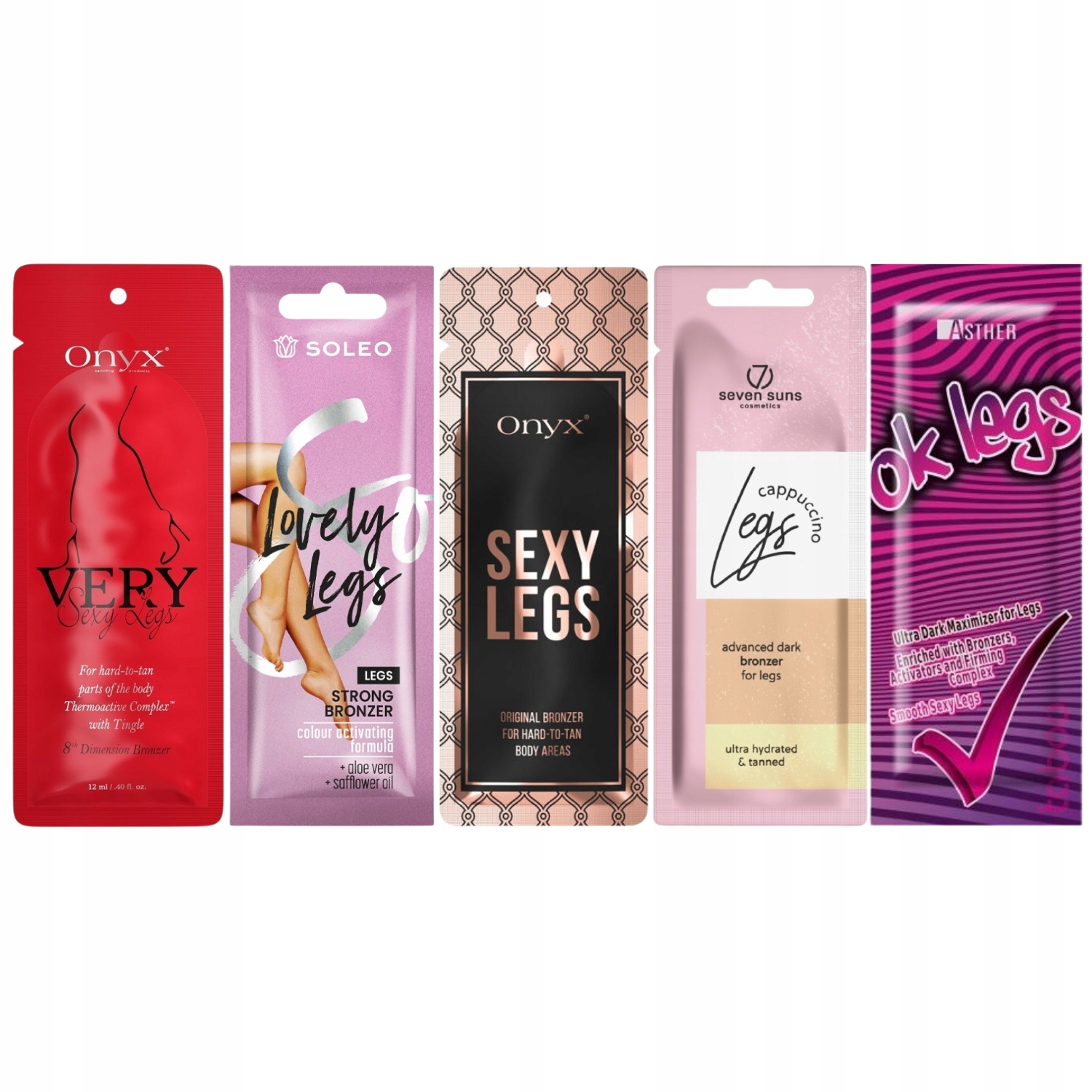 

Zestaw Kosmetyków Do Opalania Do Nóg 5Sztuk