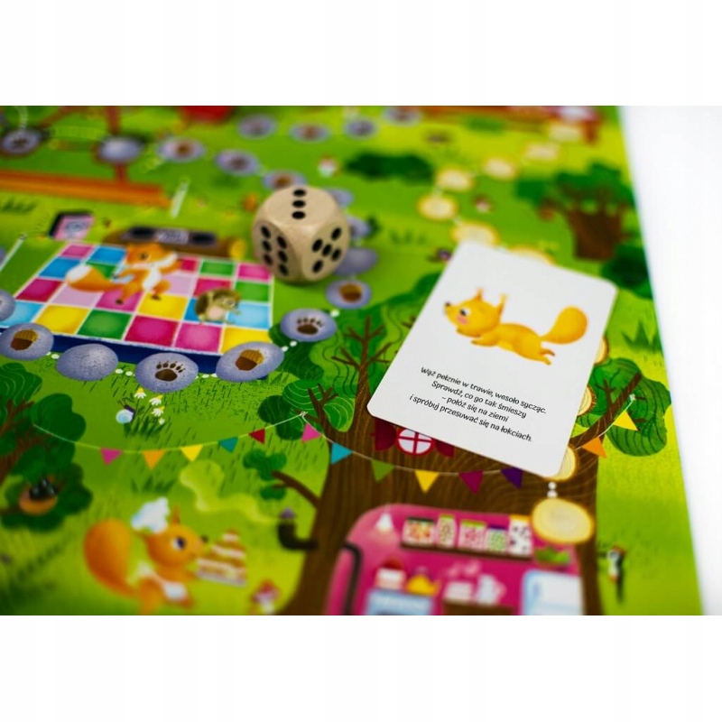 GRA LOGOPEDYCZNA. LEŚNY BAL. ROZWÓJ UMOWY PLANSZOWA 3-7 LAT Minimalna liczba graczy 1