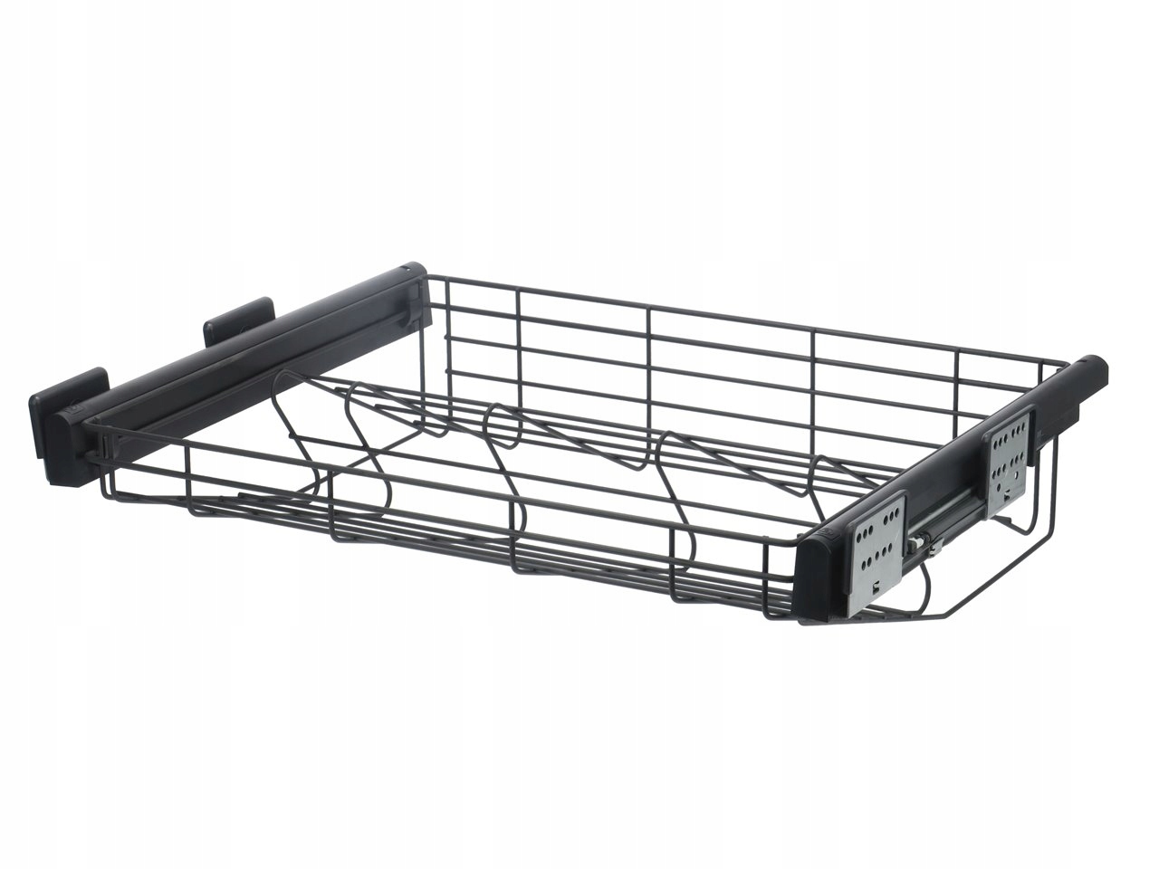 Wysuwana Szuflada Półka Na Buty Do Szafy Garderoby Rejs Czarna 90 CM