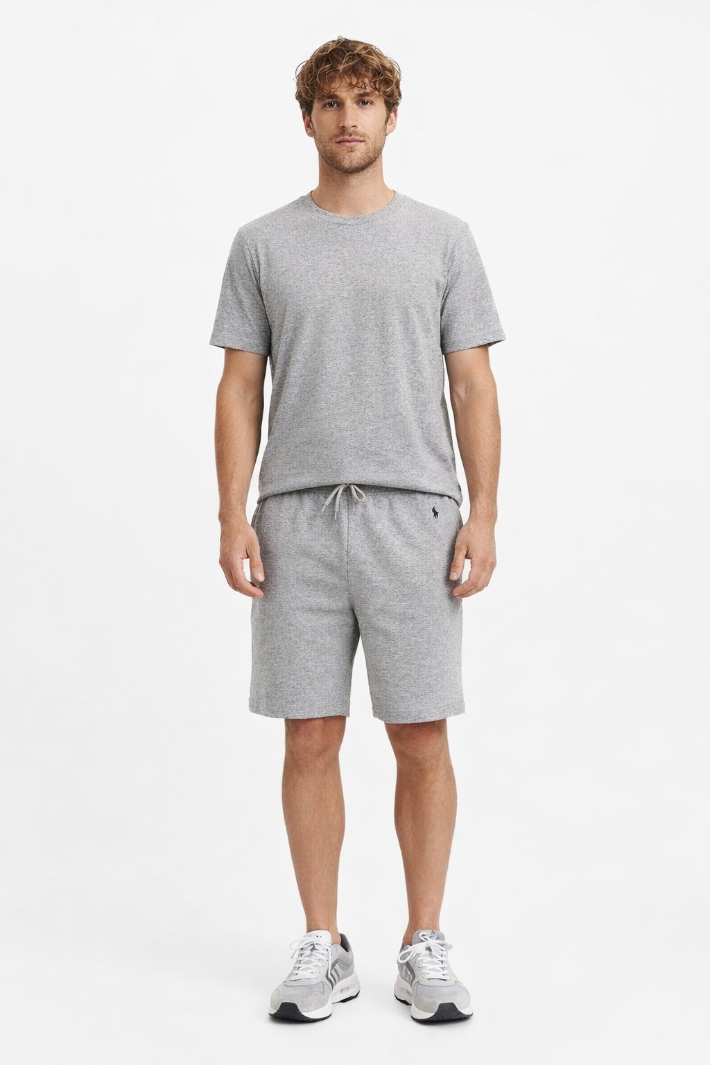 Polo Ralph Lauren Šedé Bavlněné Kraťasy Do Poloviny Kolena XL I3A