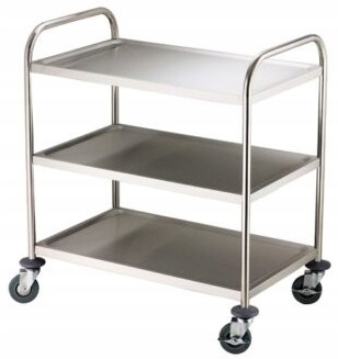 Číšnický vozík 3-policový 80x45x90 cm Mrazový BDR3-2