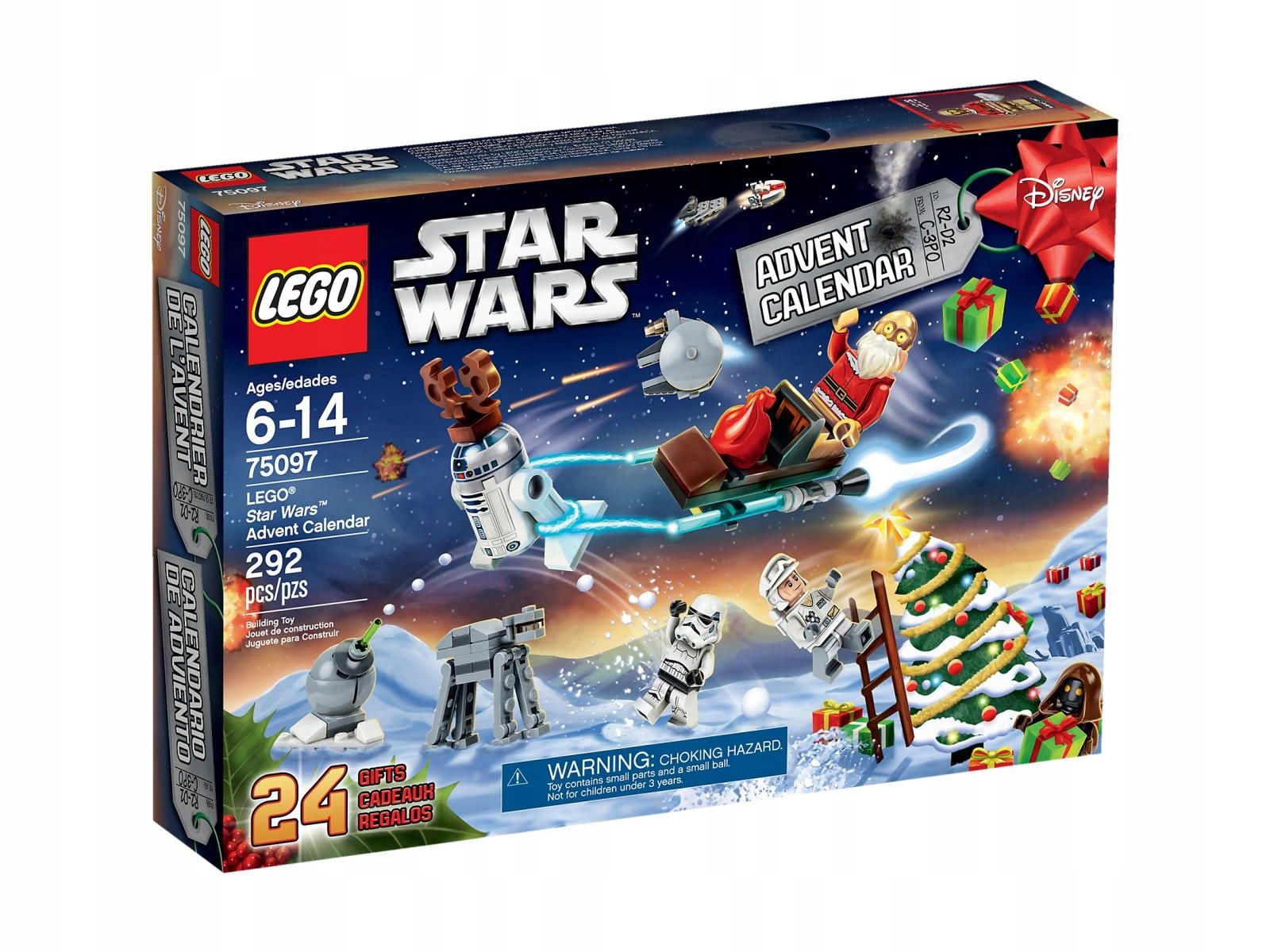 ### Lego Star Wars 75097 Adventní kalendář A-wing At-at