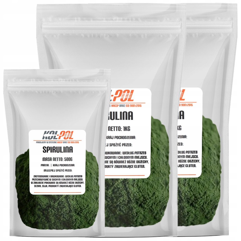 

Spirulina Proszek 2,5kg Algi morskie w proszku