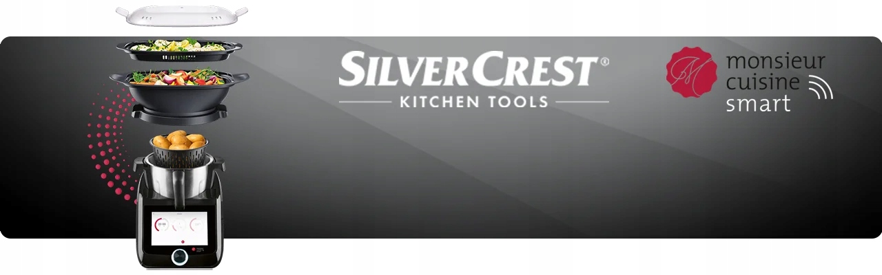 NOWY LIDLOMIX 2025 MONSIEUR CUISINE SMART ROBOT KUCHENNY 1200 W WiFi RATY 0 Pojemność misy roboczej 3 l