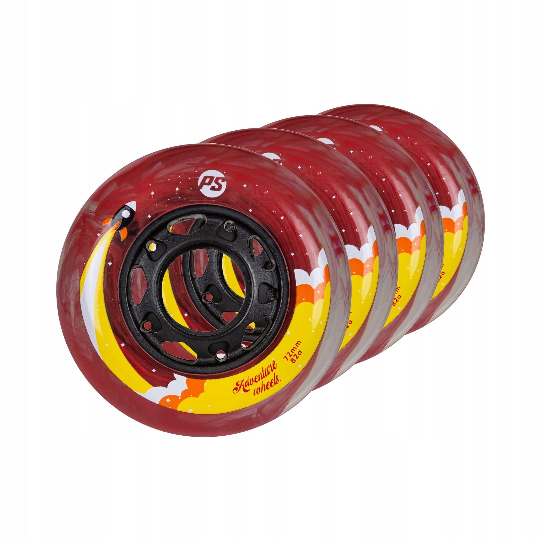 Kółka do rolek Powerslide Adventure 72mm/82A 4szt.
