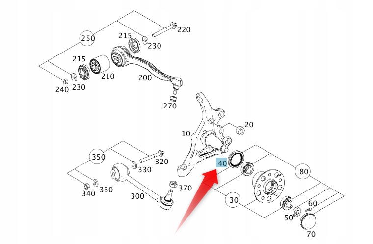 Těsnící Kroužek Náboje Mercedes W204 A204330006064