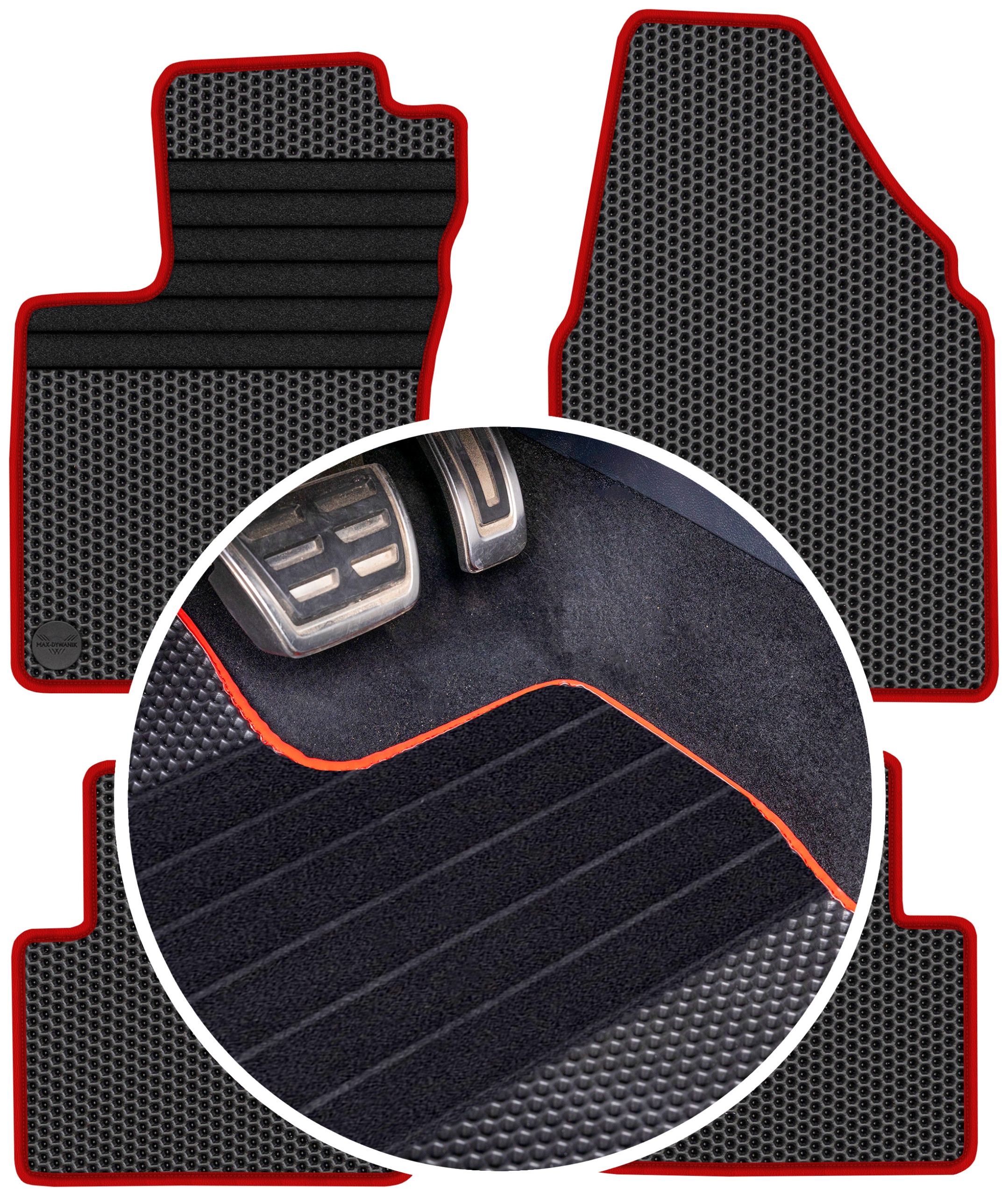 Nissan Qashqai I 2007-2013 Gumové koberce Eva Eternity Plastry Medu